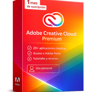 Adobe Creative Cloud Premium 1 mes